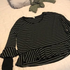 Free people peplum style shirt